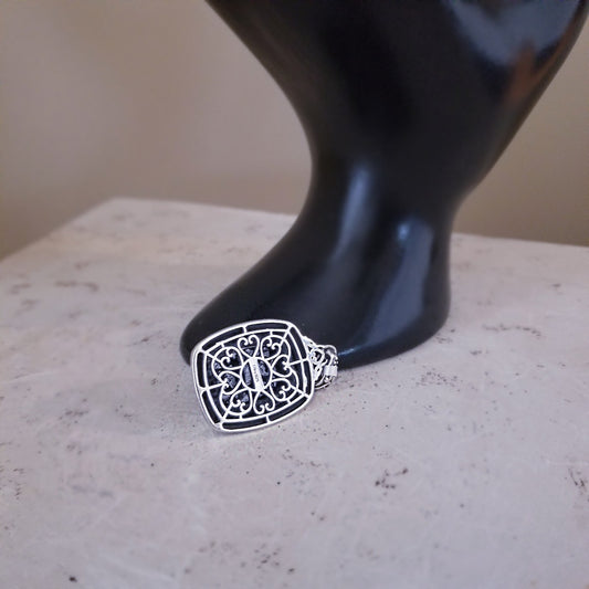 Sterling Silver Shungite Pendant image 1