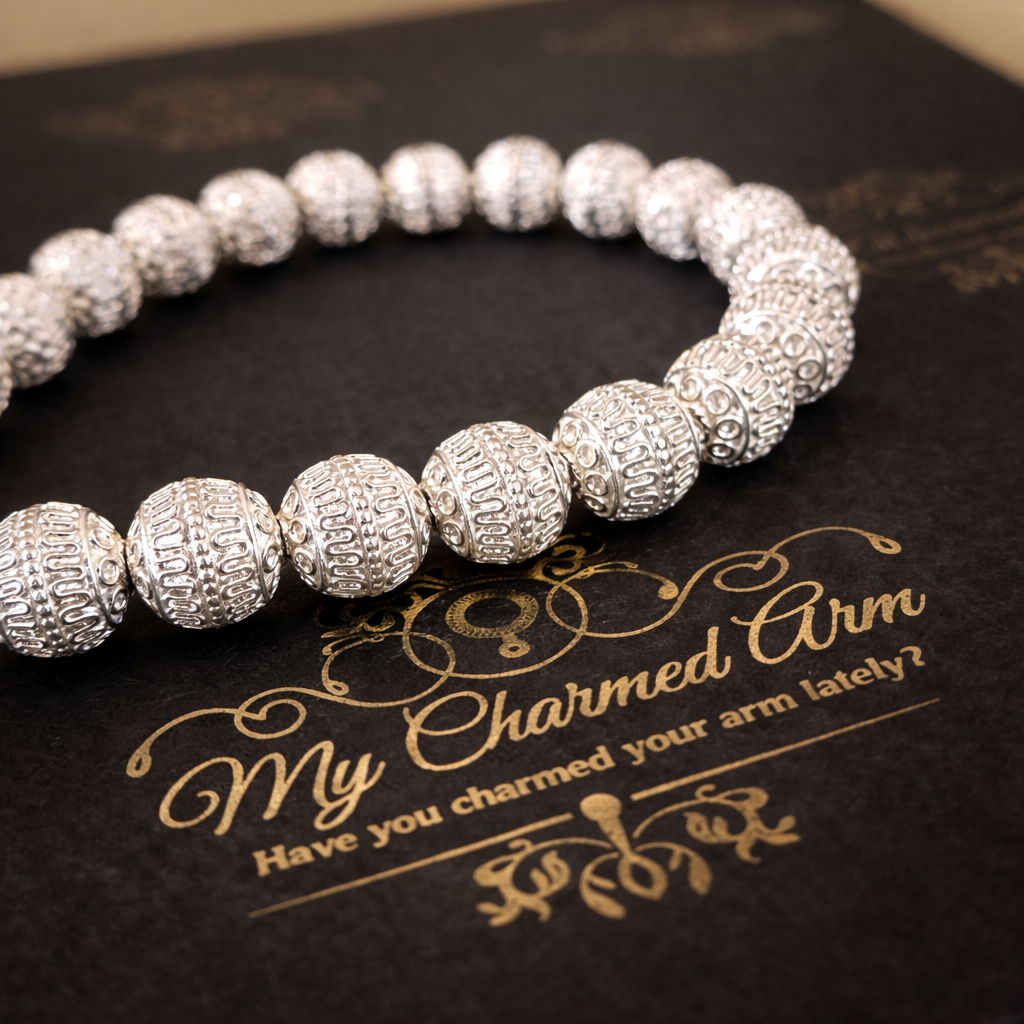 Etched Sterling Silver Signature Bracelet