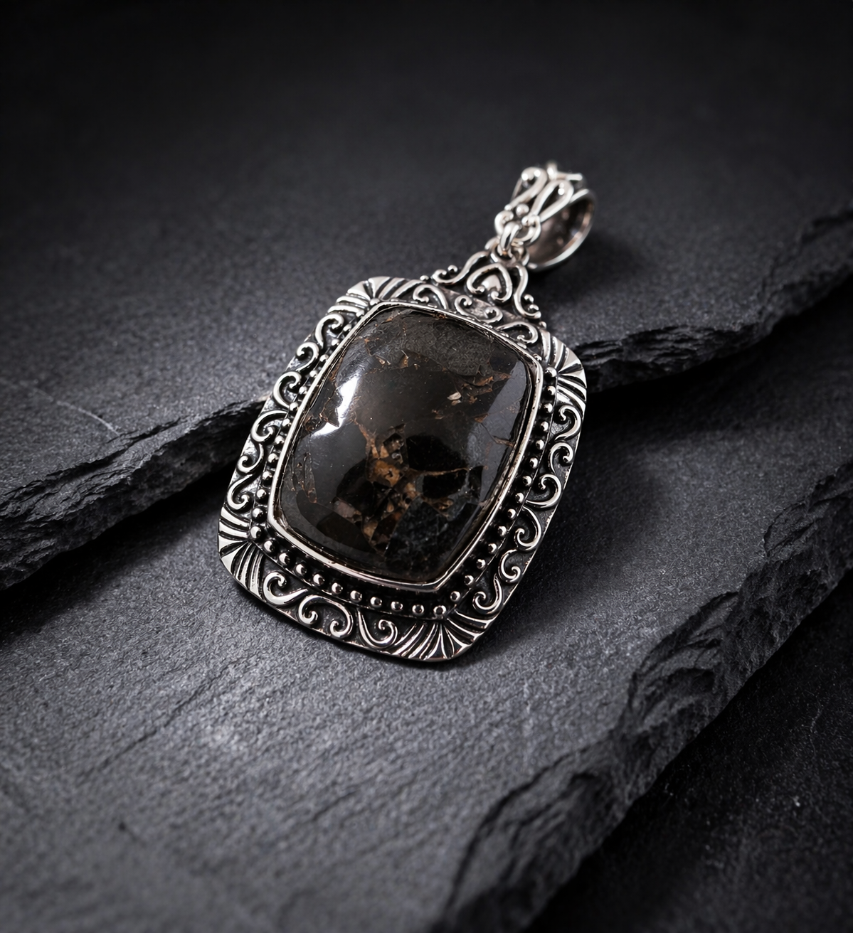 Midnight Gallery Shungite Pendant