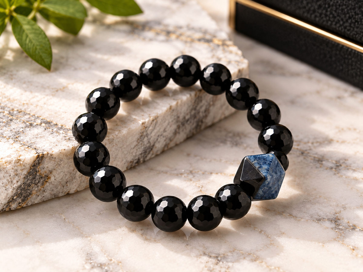 Faceted Agate Bracelet