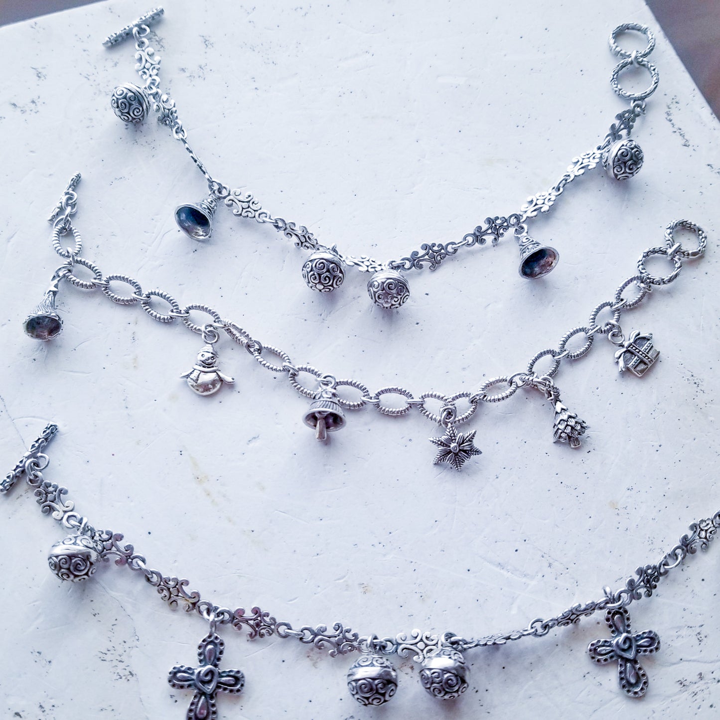 Just Charms ~ Sterling Silver Charm Bracelet image 5