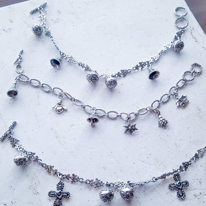 Just Charms ~ Sterling Silver Charm Bracelet image 5