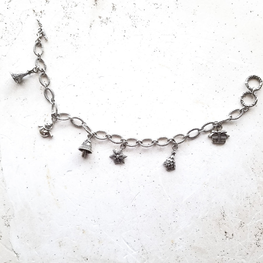 Just Charms ~ Sterling Silver Charm Bracelet