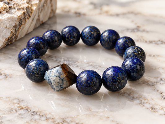 Sodalite & Agate Bracelet