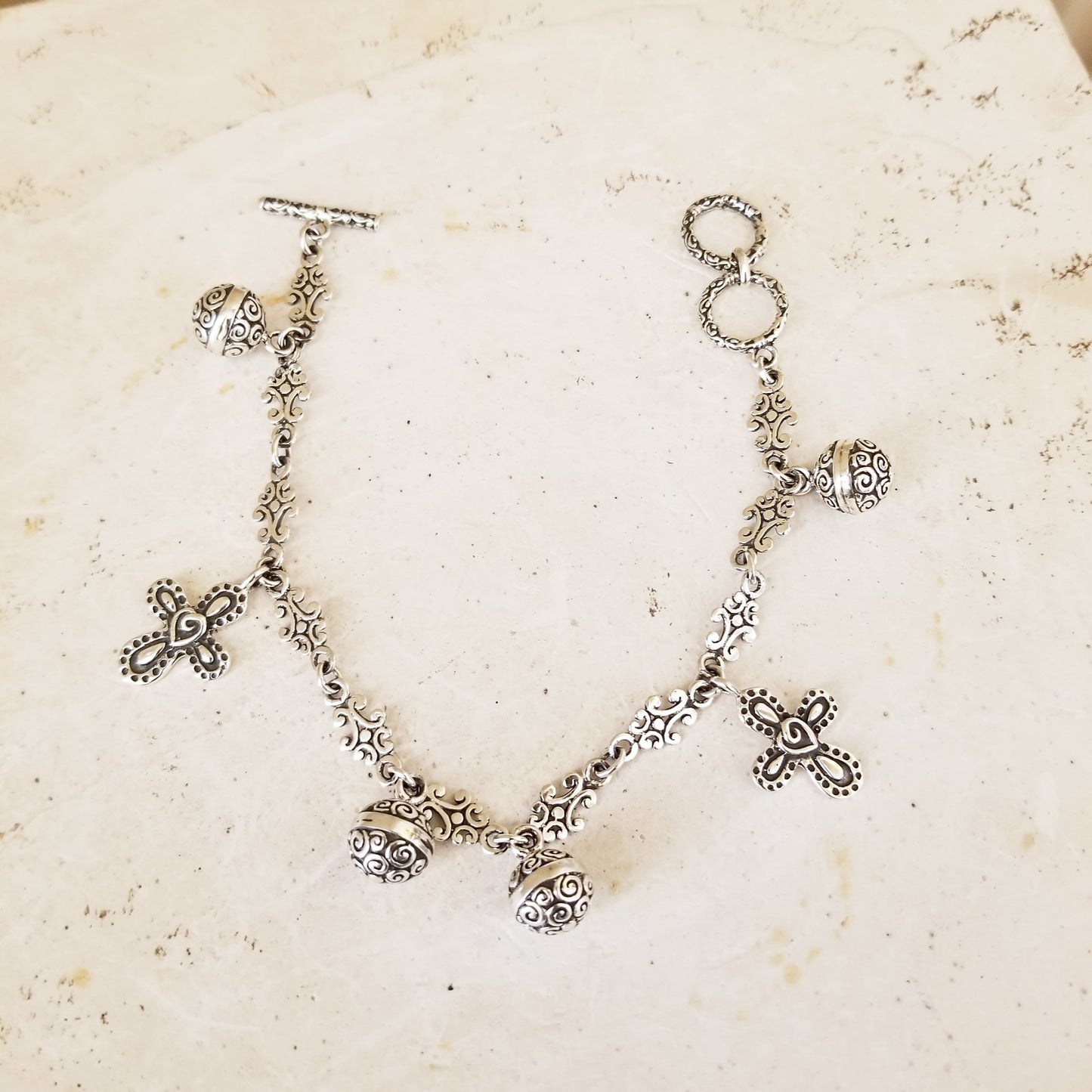 Just Charms ~ Sterling Silver Charm Bracelet image 7