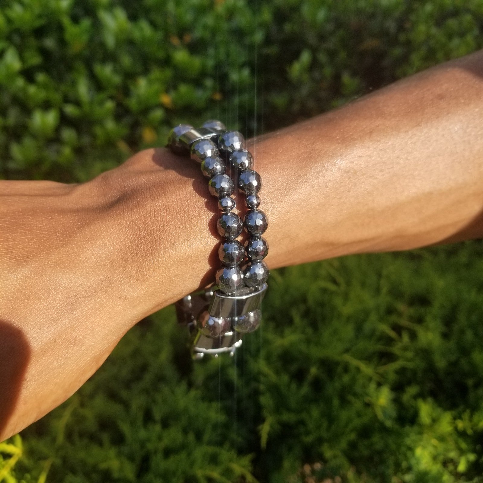 Hematite Links Bracelet (Unisex) image 0