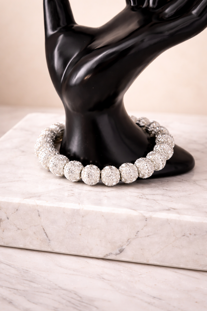 Etched Sterling Silver Signature Bracelet