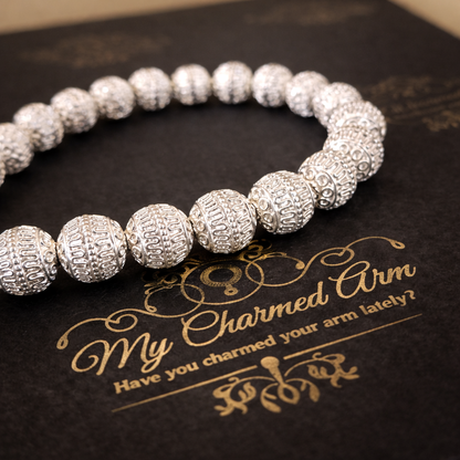 Etched Sterling Silver Signature Bracelet