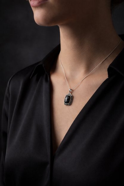 Midnight Gallery Shungite Pendant