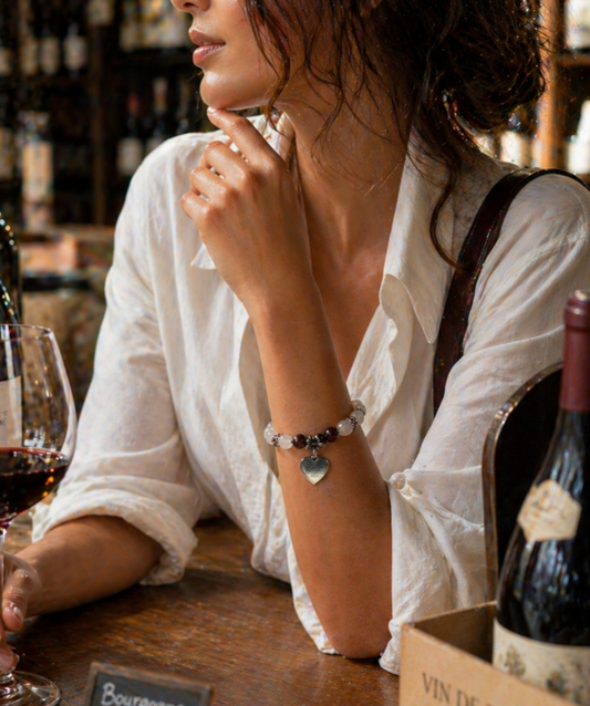 Mixed Agate Beaded Bracelet