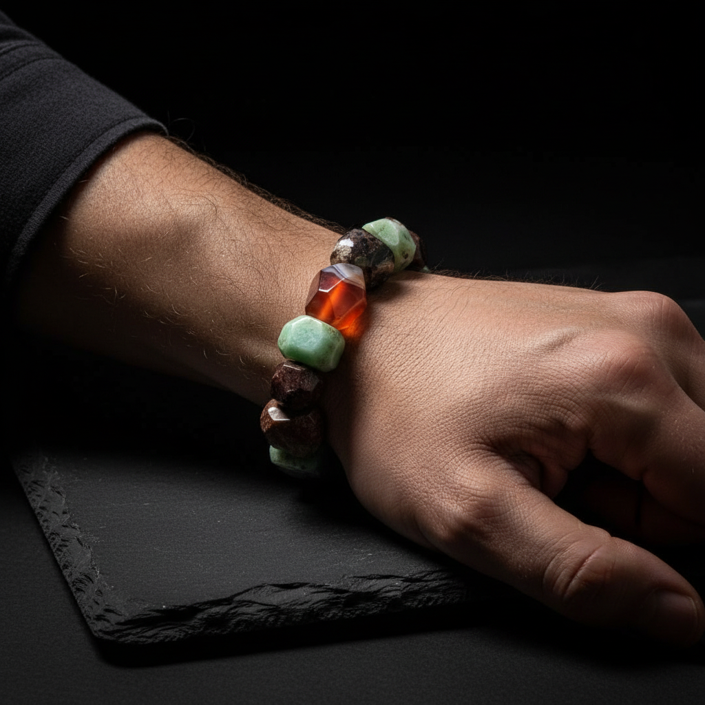 Agate Bracelet - Dark Moody Studio