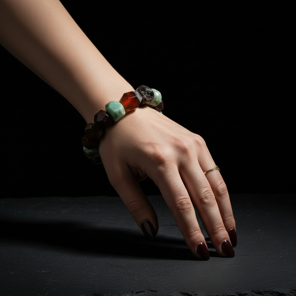 Agate Bracelet - Natural Skin Same Composition