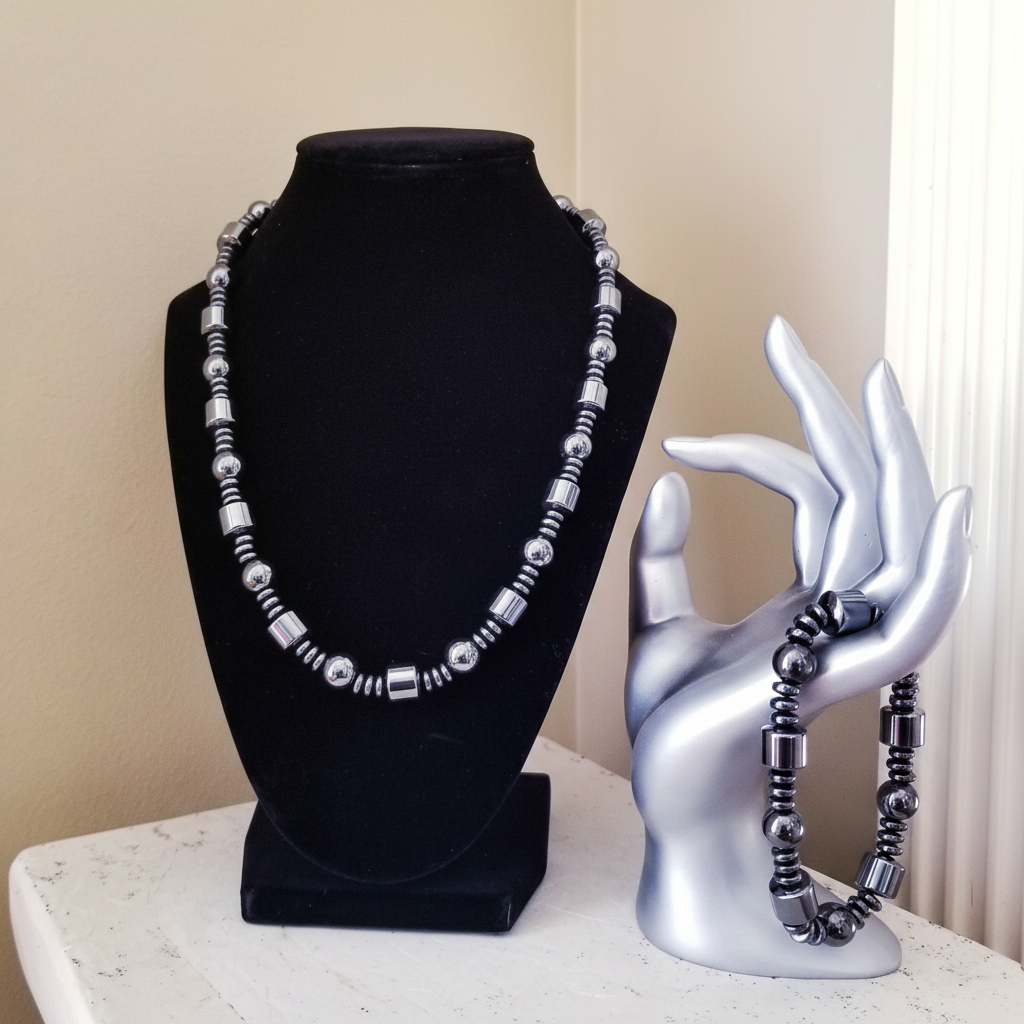 Hematite Set 2 - Bust & Hand Enhanced