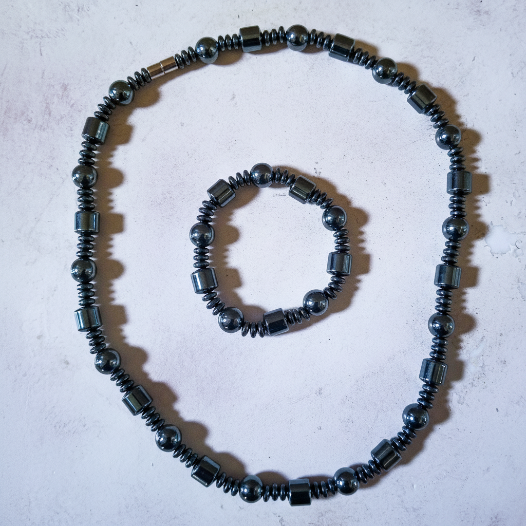 Hematite Set 2 - Enhanced Flatlay