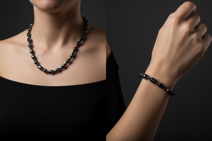 Hematite Set 2 - Woman Duo Shot 2