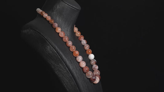 Crimson Ice Quartz Necklace